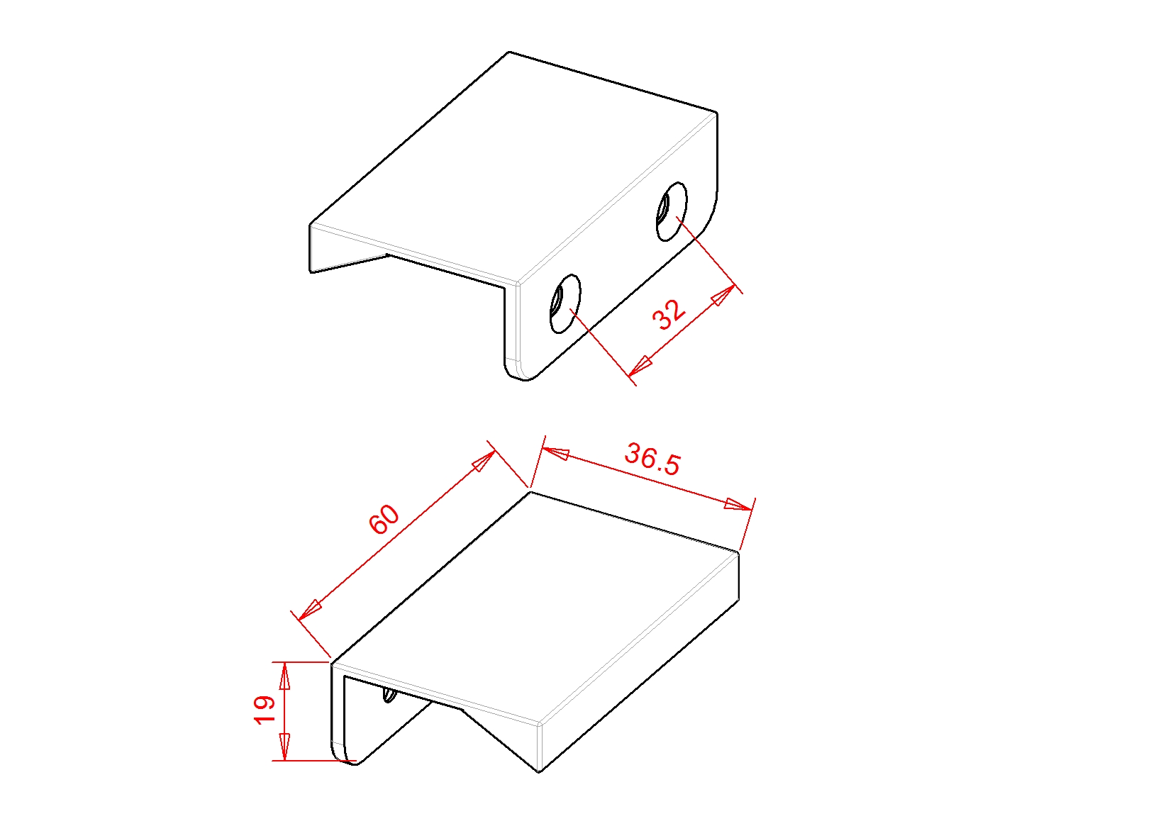 M1975/F - Technical drawing