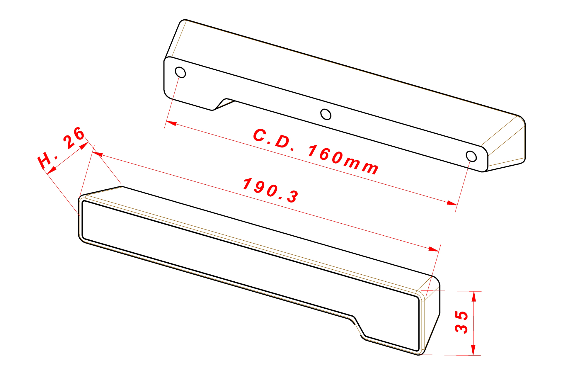 M1708 - Technical drawing