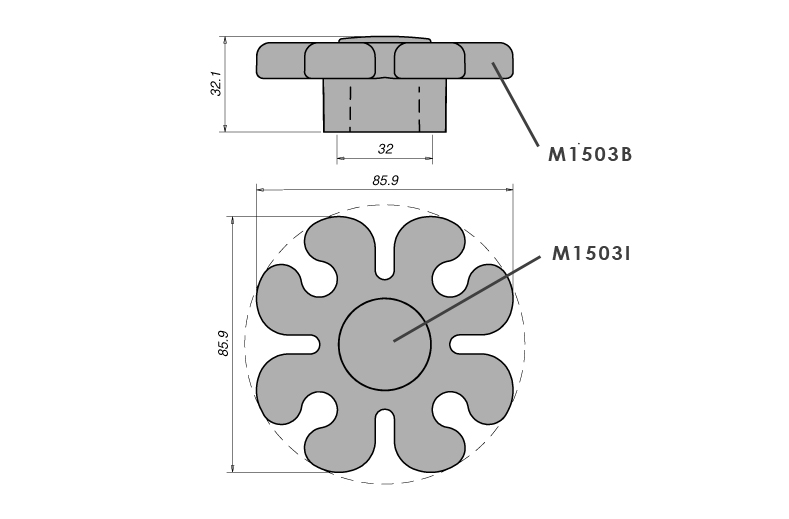 M1503 - Technical drawing