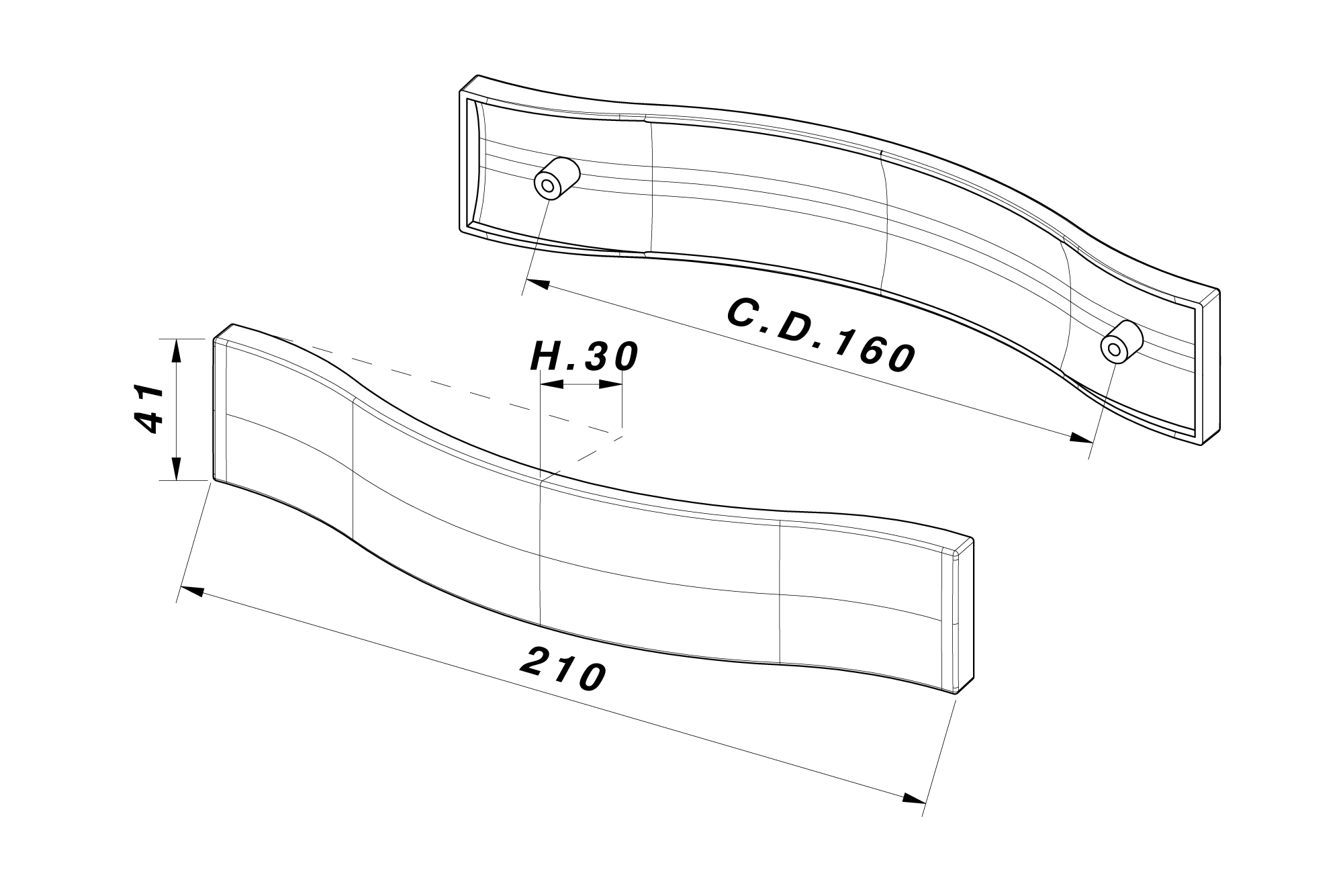 M2028/F - Technical drawing