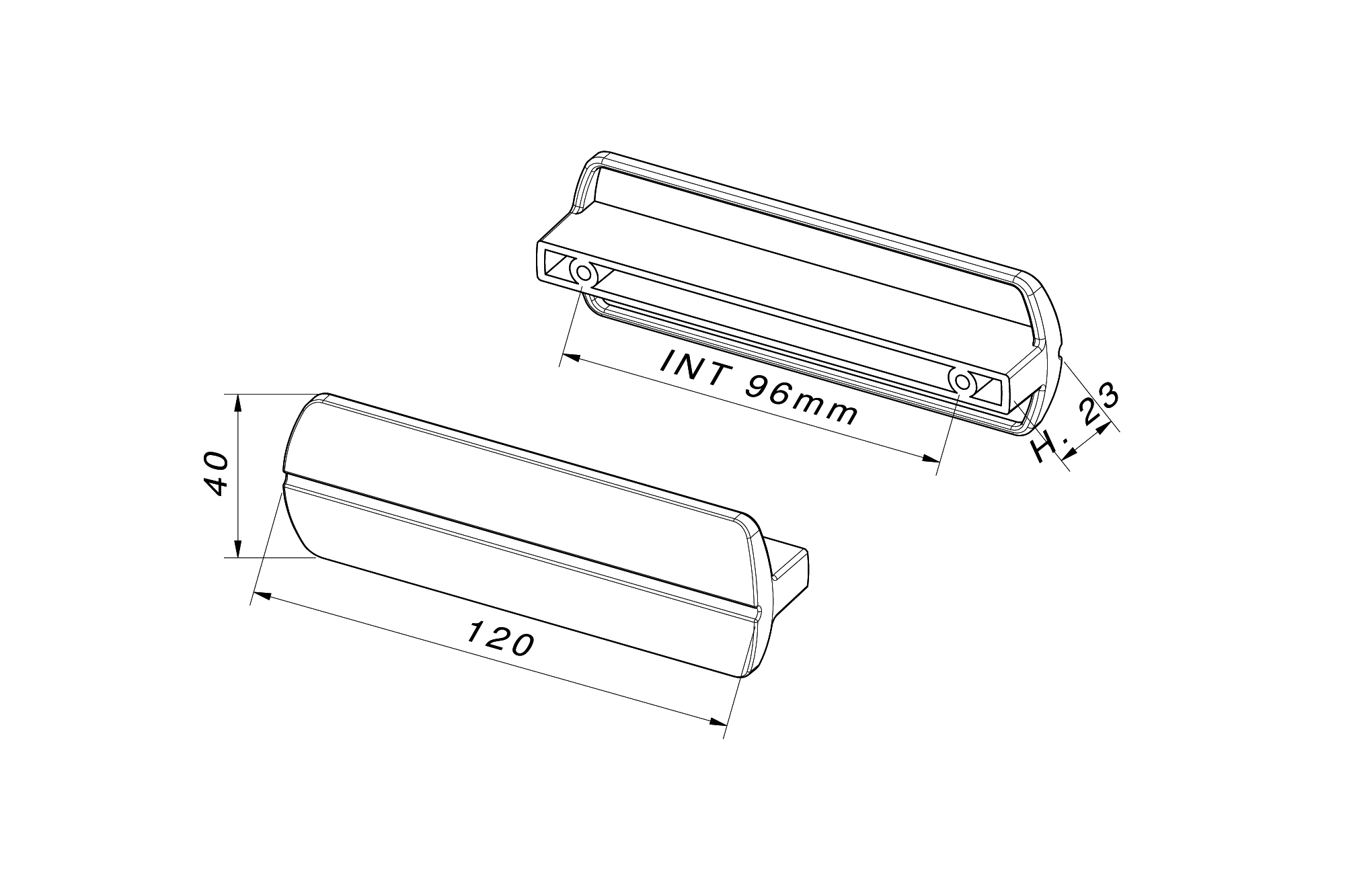 M1523/F - Technical drawing